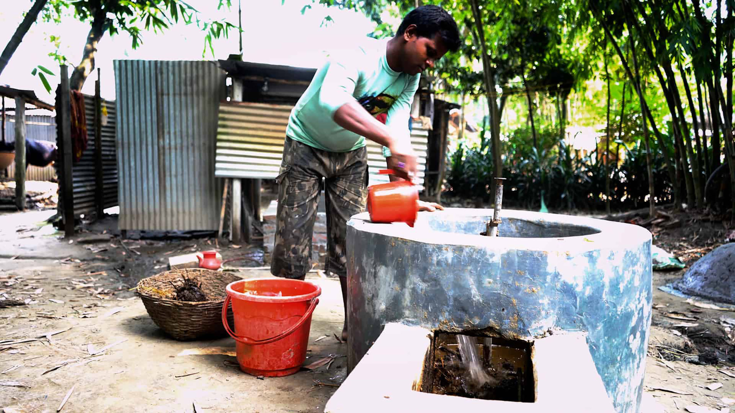 Biogasanlæg i Bijoynagar - Et indblik fra Mymensingh-regionen